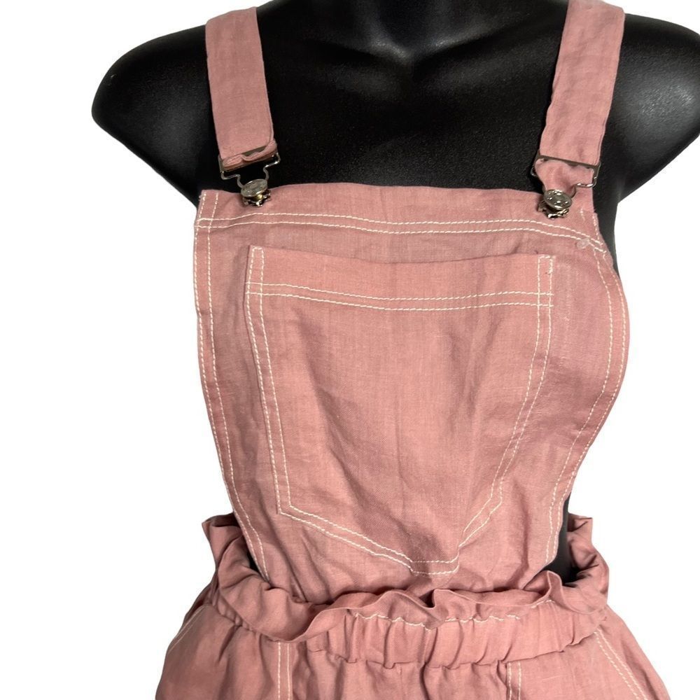 ASHLEY STAMBOULI LINEN OVERALLS M - Picture 6 of 9